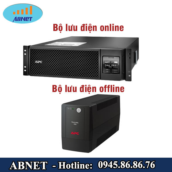 bộ lưu điện online và offline